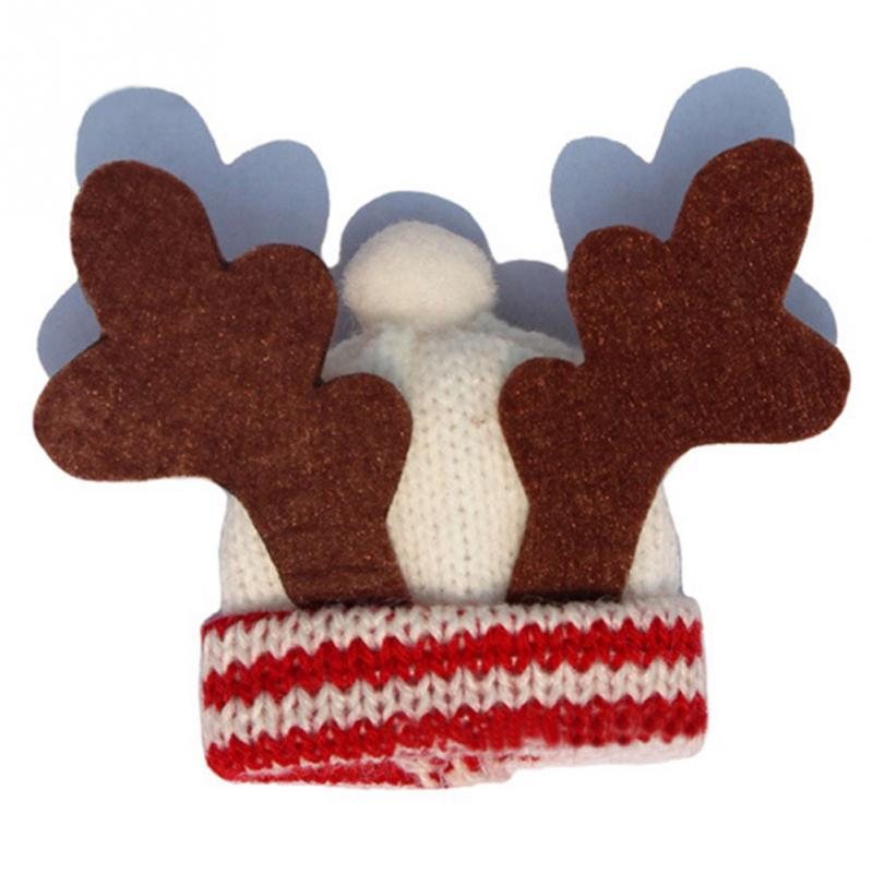Christmas Wine Bottle Cover Juldekoration Till Hemmet Jul Hjort Älg Rödvin Champagne Bott