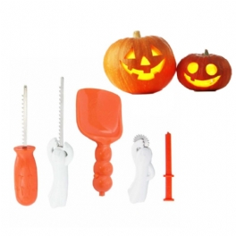 Halloween Pumpkin Carving Tools 5 Delar Set Kit 5 Barn Och Fest