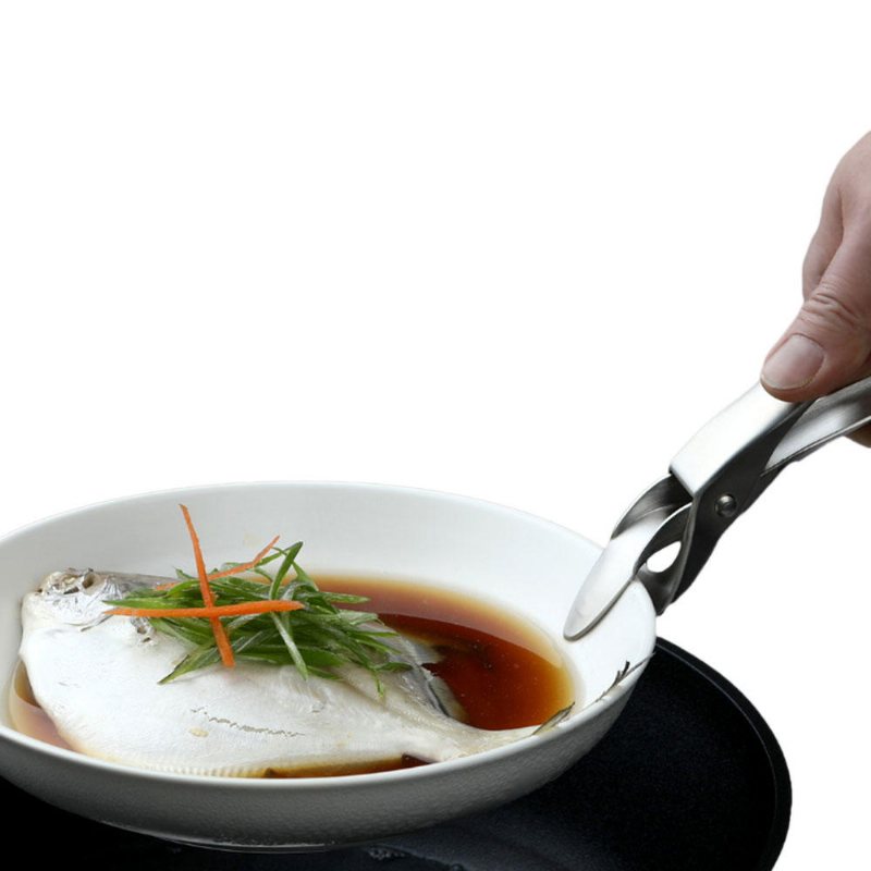 Huohou Rostfritt Stål Anti-skållning Clipskål Skålar Mapp Anti-scalding Pot Bowl Anti-hot Clip Manuell Pot Ugnsklämma Från