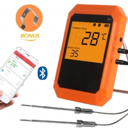 Kc-520 Sex Channel Professional Edition Bluetooth Grilltermometer Digital Ugnstermometer