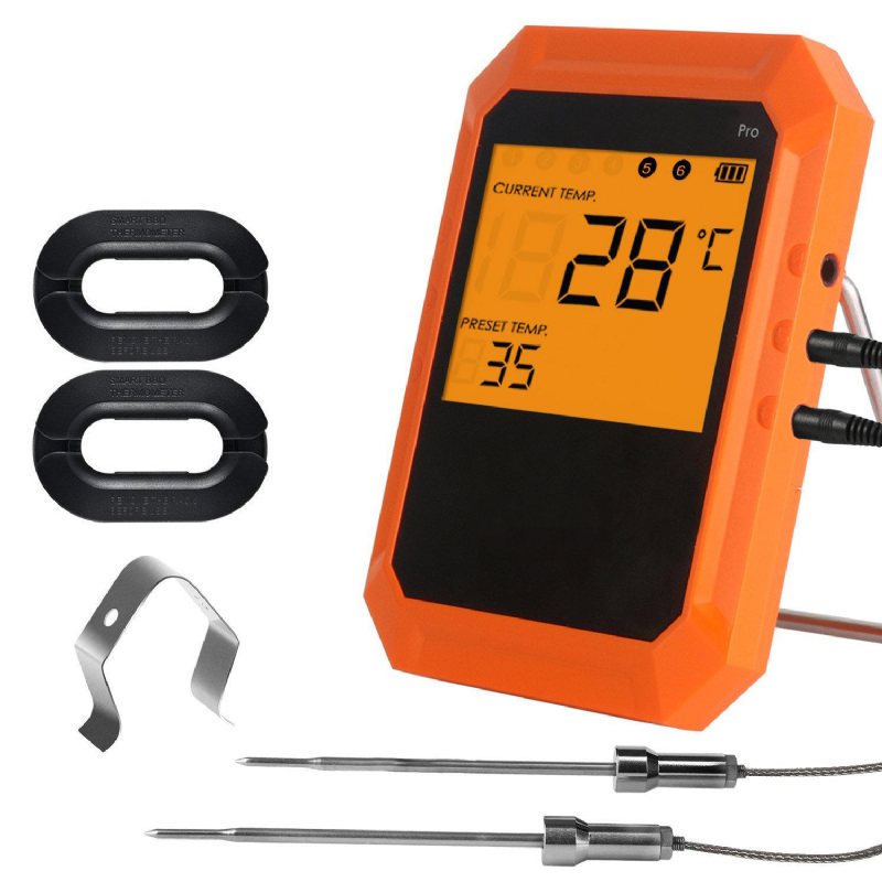 Kc-520 Sex Channel Professional Edition Bluetooth Grilltermometer Digital Ugnstermometer
