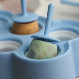 Kc-im12 6 Klistermärken Silikon Ice Pops Form Glass Ball Lolly Maker Popsicle Formar
