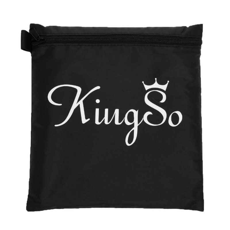 Kingso Outdoor Fire Pit Cover Rund 26" Vattentät 600d Heavy Duty Patio Bowl Med Spännen Dragsnöre Stängning & 2 Luftventiler Tjock Pvc Coat
