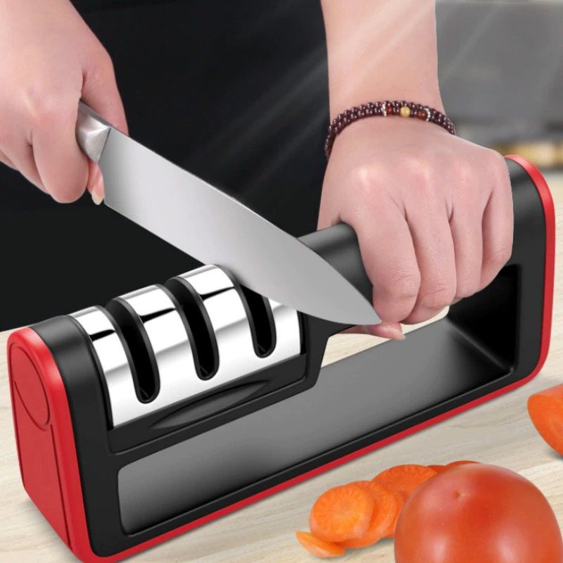 Knife Sharper Professional 3 Steg Sharpener Köksredskap