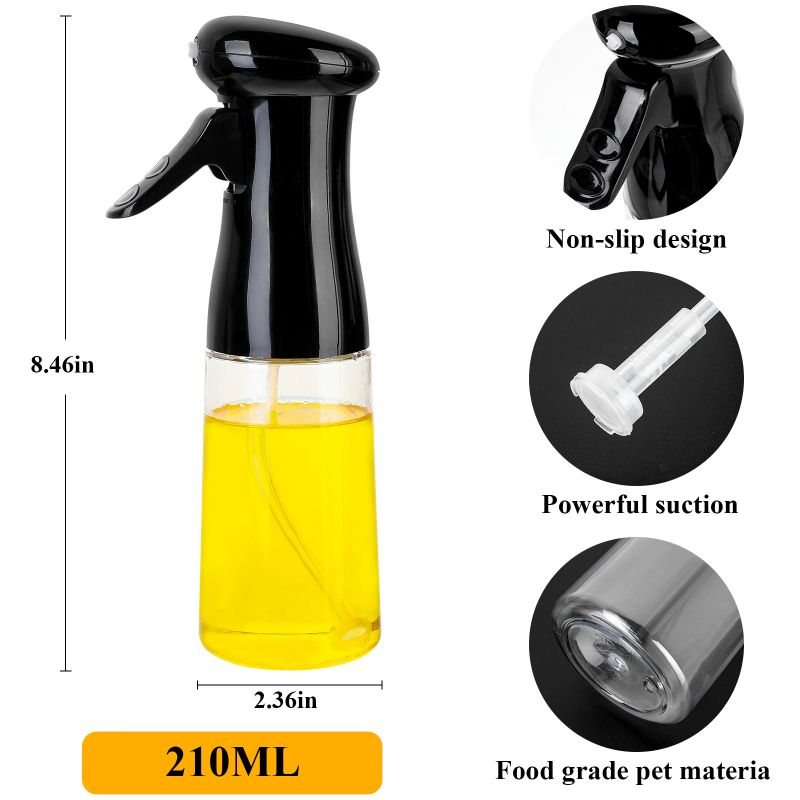 Oljespruta Kök 210ml Matlagning Bakning Vinäger Dimspruta Grill Grillning Rostning