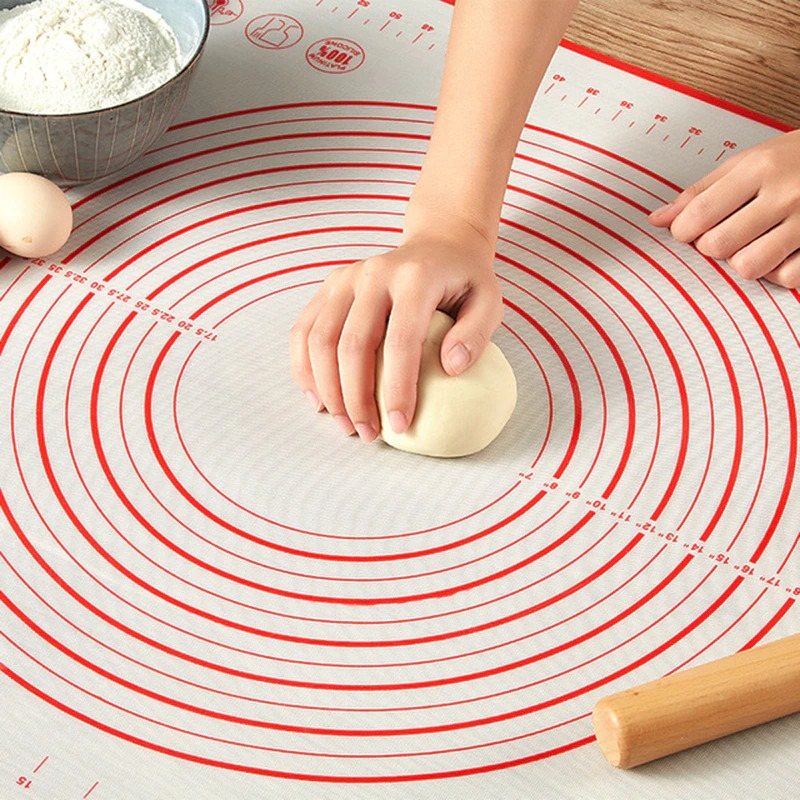 Pizzaknådningsdegsmatta Silikonbakmatta
