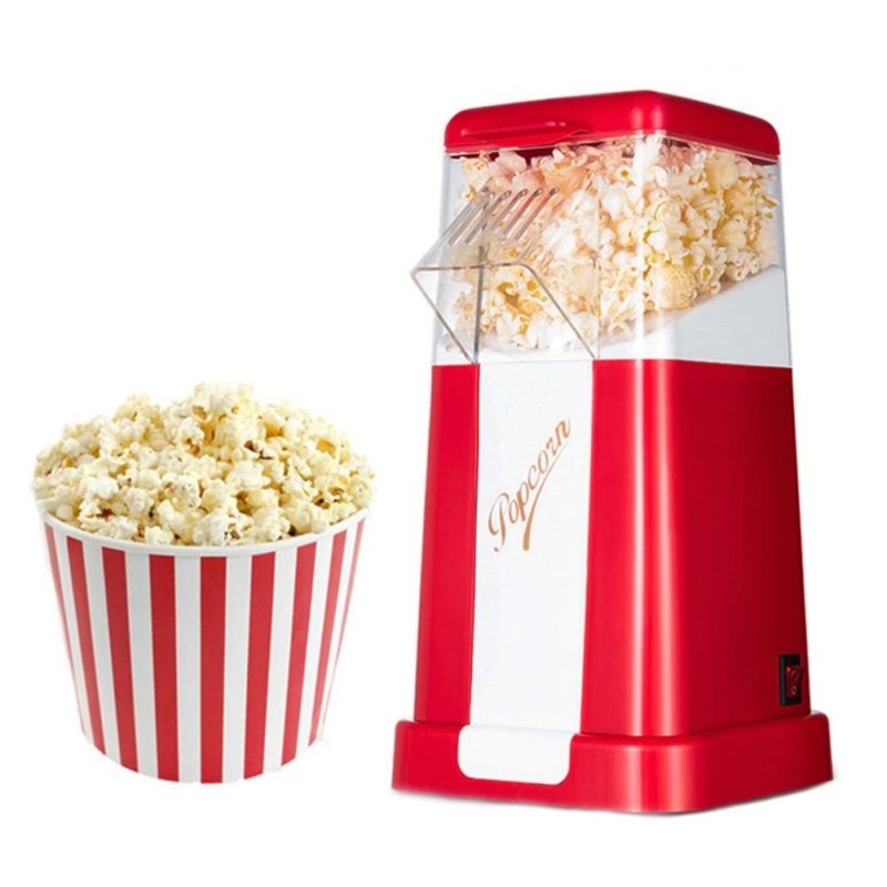 Popcorn Machine Maker Liten Bärbar Klassisk Design