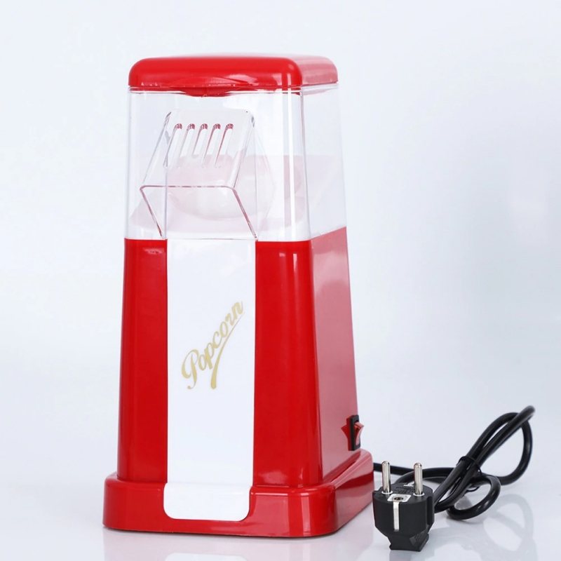 Popcorn Machine Maker Liten Bärbar Klassisk Design