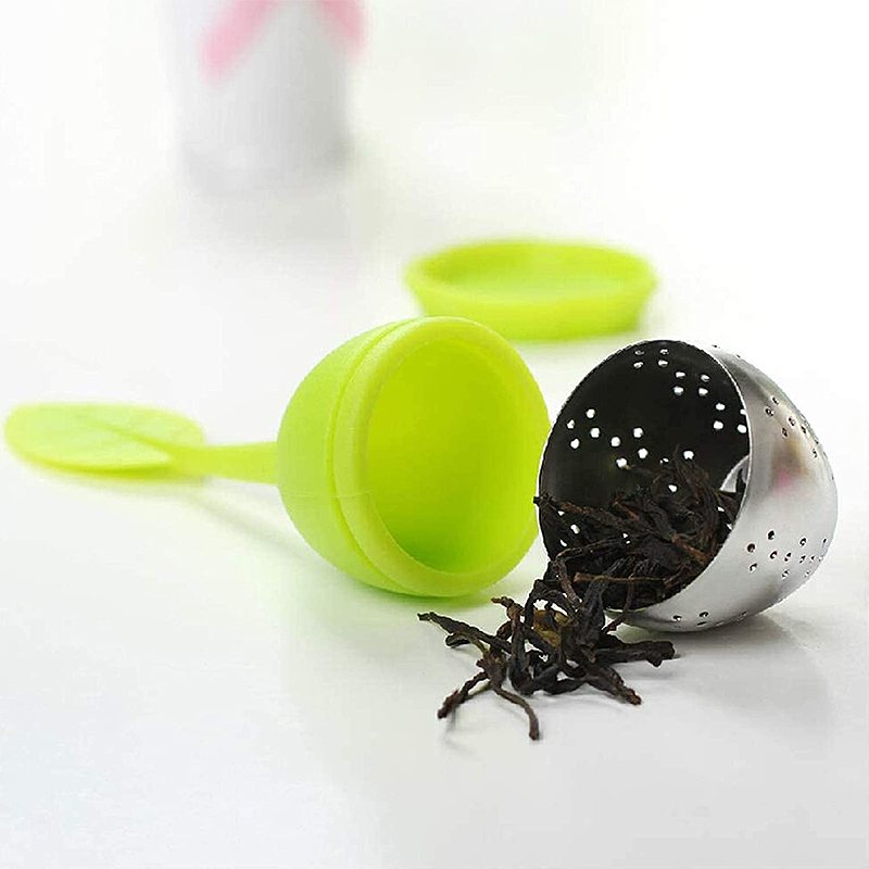 Tea Sil Infuser Filter Silikon Rostfritt Stål