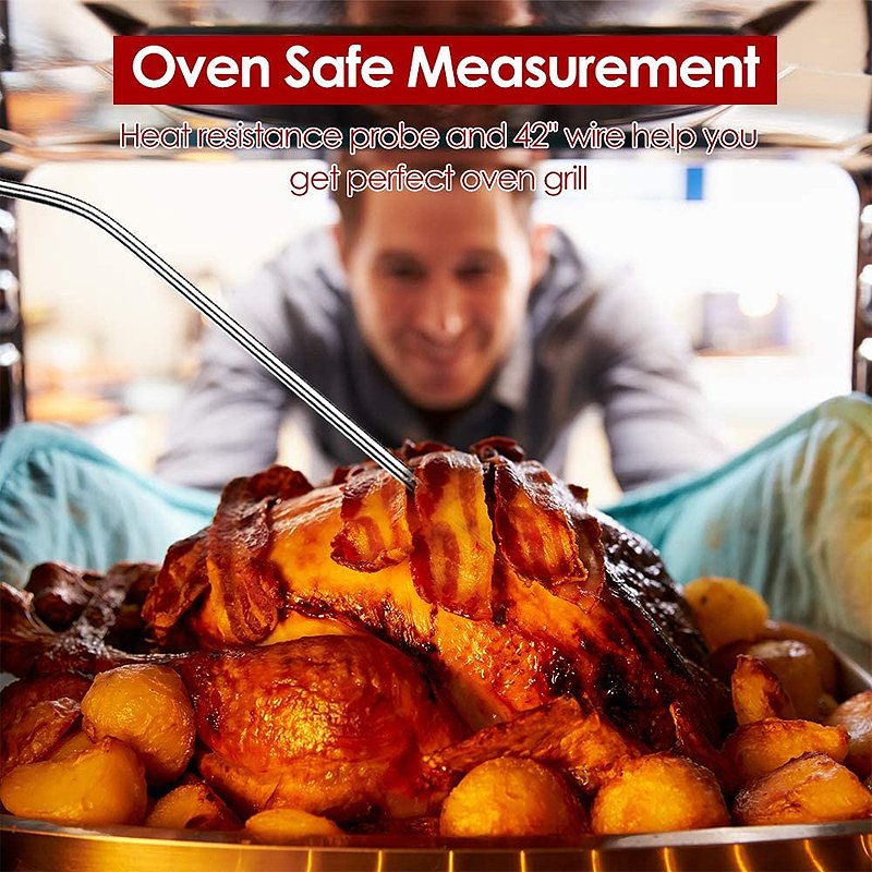 Ultrasnabb Digital Termometer För Matlagning Utomhus Bbq Och Kök
