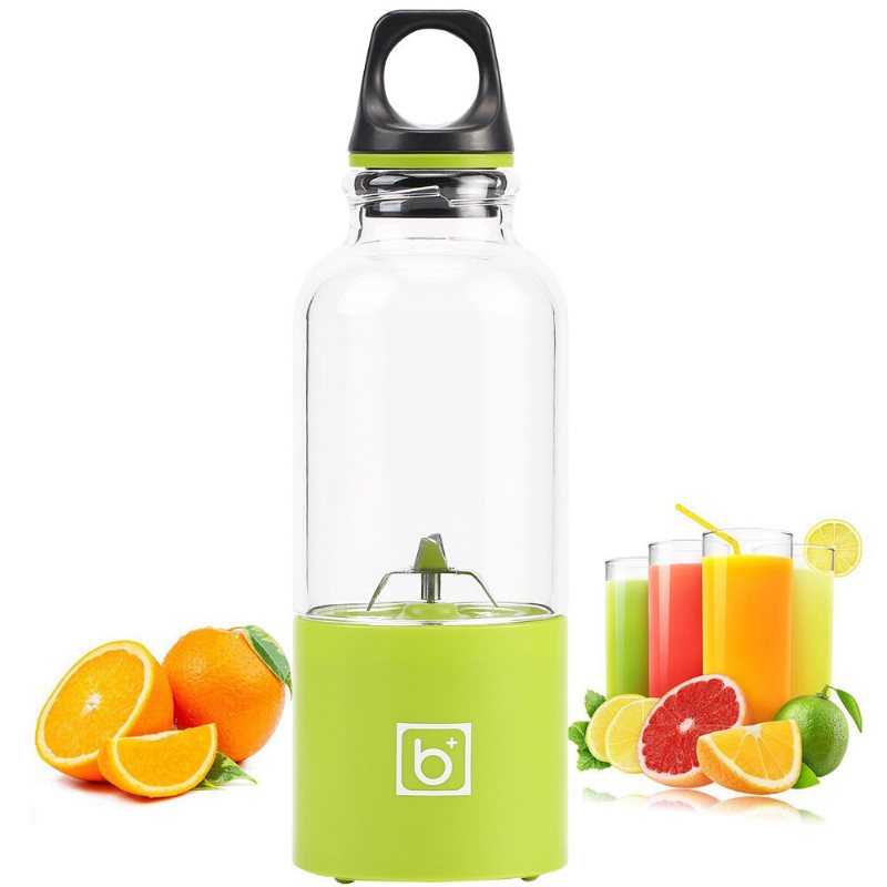 Usb-laddning Bärbar Fyra Blad Juicer Cup Hem Frukt Grönsaksverktyg För Kök