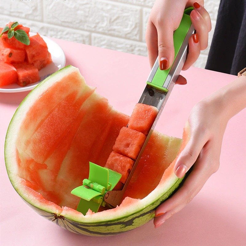 Vattenmelon Cutter Slicer Machine Rostfritt Stål