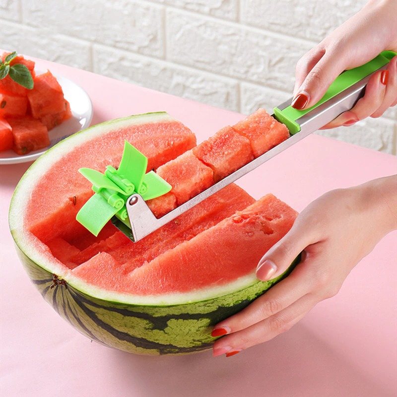 Vattenmelon Cutter Slicer Machine Rostfritt Stål