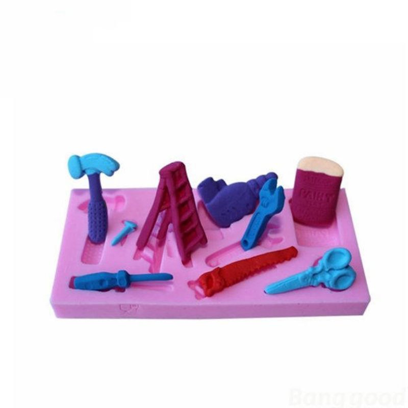 Verktyg Silikonfondantform Chokladpolymerlerform