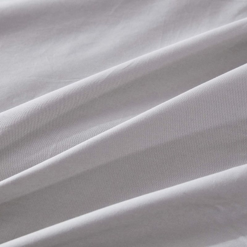 100 % Bomull Modernt Sängkläder Set Enkel Livsstil Grå Vit Blå Patchwork Design Påslakanset (1 Påslakan Och 2 Örngott)