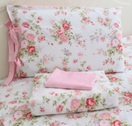 100 % Bomull Rose Blommor Lakan Set 4-delade Bulgaria Sänglakan