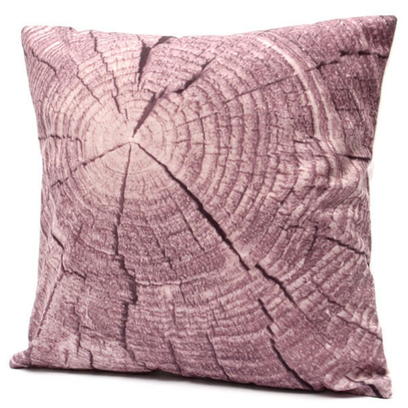 3d Plant Series Kort Plysch Kuddfodral Fyrkantigt Hemsoffa Bildekor