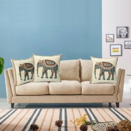 42x42cm National Elephant Wear-resitant Örngott Fuktsäkert Andningsbart Antimykotika