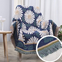 Amerikansk Lantlig Filt Vintage Blommiga Multifiltar För Soffsoffa Kontor Inomhus/utomhus