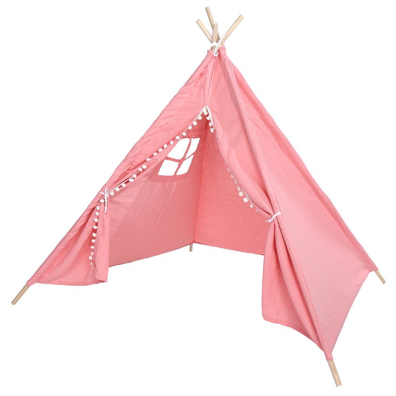 Barntält Barn Indisk Tipi Wigwam Spela Inomhus Utomhusleksaker Spel Hig Large