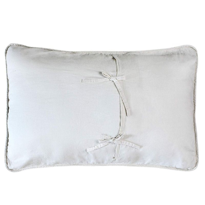 Beige Medaljong Quilted Kudd Shams Standardstorlek 100 % Bomull Kuddfodral Set Med 2 Dekorativa Bondgårdssängkläder