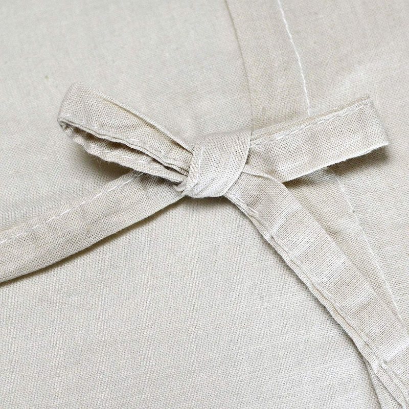 Beige Medaljong Quilted Kudd Shams Standardstorlek 100 % Bomull Kuddfodral Set Med 2 Dekorativa Bondgårdssängkläder