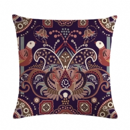 Bohemian Kuddfodral Creative Tryckt Linne Bomull Hem Soffinredning