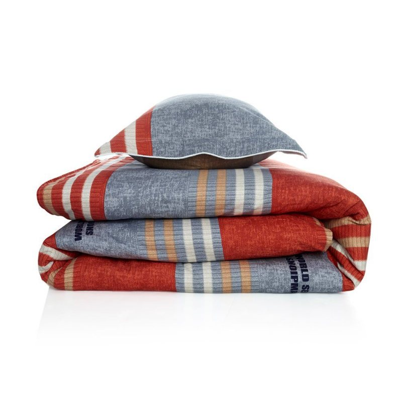 Boho Påslakan Set Färgglada Stripe Lakan Set Bohemia Sängkläder Set Style
