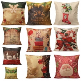 Christmas Series Santa Claus Present Kuddfodral Hemma Soffa Bil