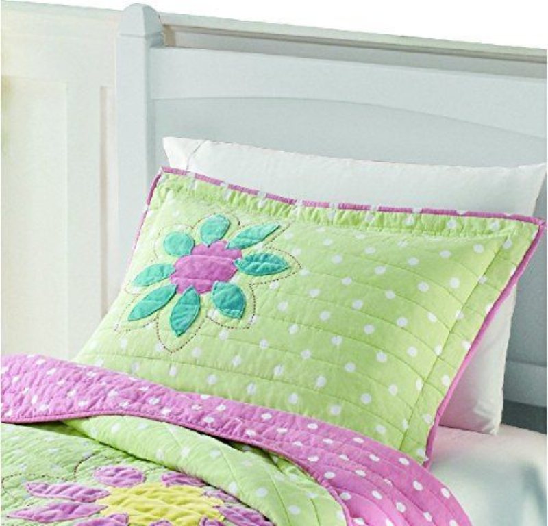 Hem Textil Söta Tjejer Patchwork Quilt Set Quiltade Överkastbarn Solros Täcke Sängkläder Set