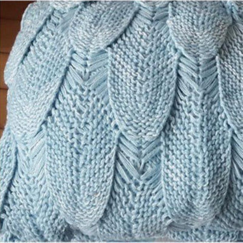 Mermaid Tail Filtar Garn Stickad Handgjord Virkad Filt Barn Sänglinda