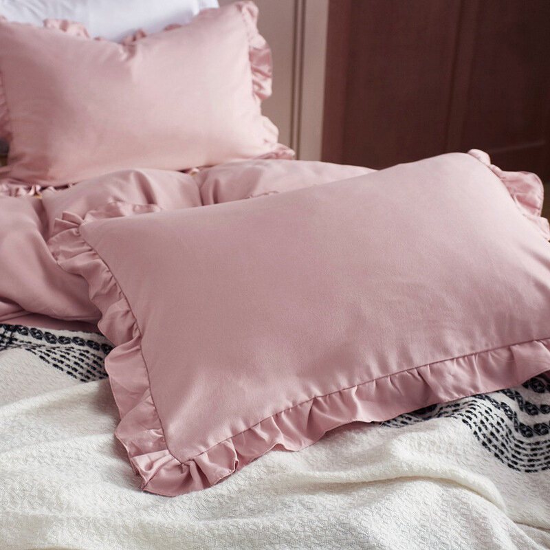 Supermjukt Kortfattat Nordisk Stil 3 Delar Sängkläderset Twin Queen King Size Örngott Quilt Cover Set