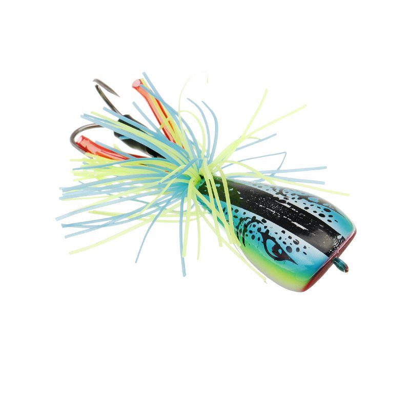 1 St 9cm 9.5g Mjuk Fiskedrag Groda Topwater Fiskebeten Fiskekrok