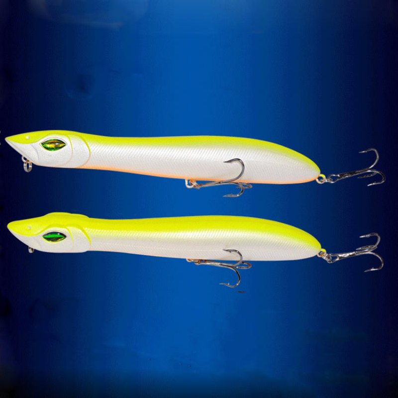 1 Stk 14cm Topwater Popper Bait Fiskedrag Hårt Bete Och Redskap Gjutning Spinning Jigging
