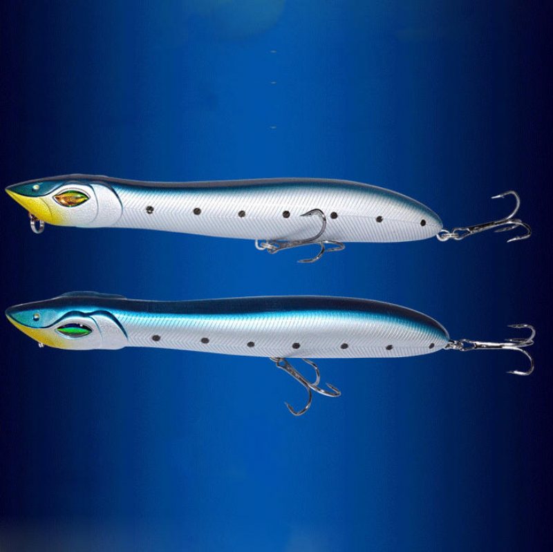 1 Stk 14cm Topwater Popper Bait Fiskedrag Hårt Bete Och Redskap Gjutning Spinning Jigging
