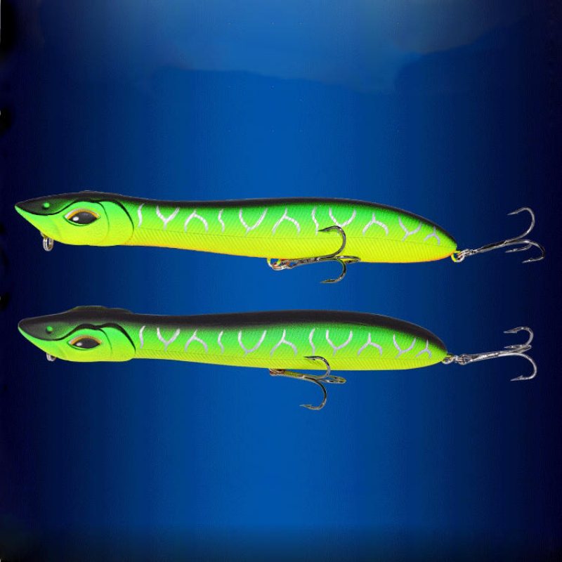 1 Stk 14cm Topwater Popper Bait Fiskedrag Hårt Bete Och Redskap Gjutning Spinning Jigging
