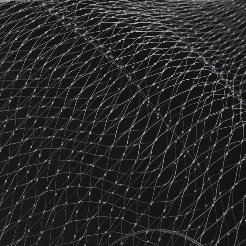 12 X24ft Fisknät Nylon Mono Mesh Enkelt Kast Handgjutning 7.2 M Sänkor