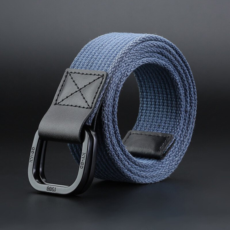 140 cm Db02 Punch Free Spänne Canvas Midjebälte Taktiskt Bälte För Utomhussportsjakt