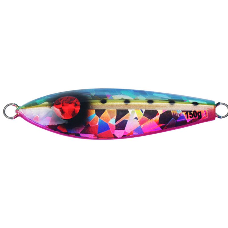 1st 9cm 150g Lysande Fiske Hårt Järn Bete Beläggning Stark Fiskedrag