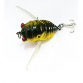 1st Cicada Minnow Fiskedrag Hårt Redskap Bete Fiskekrok Bas Crankbaits Krok