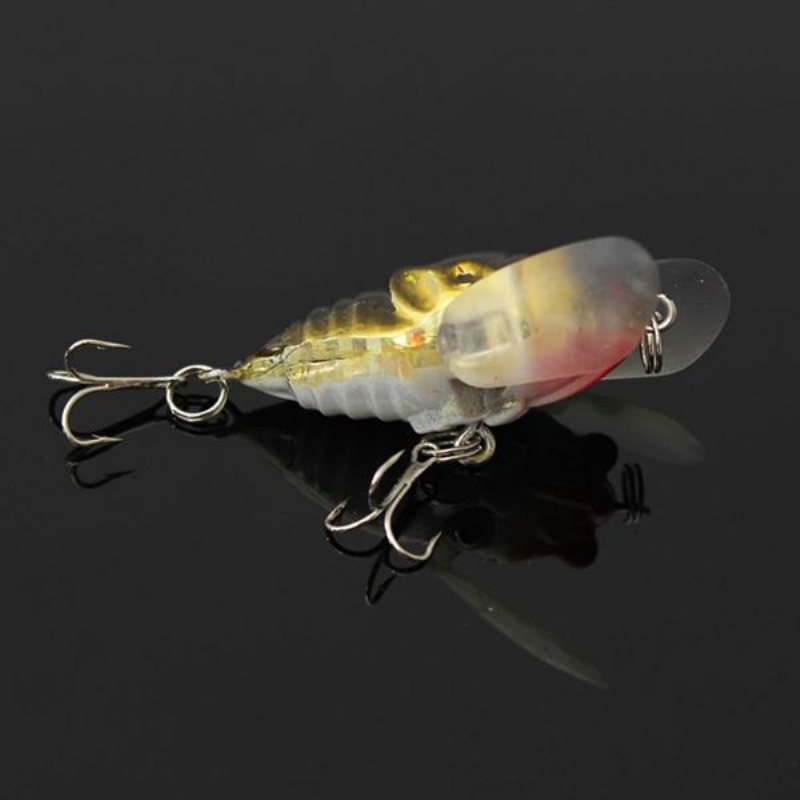 1st Cicada Minnow Fiskedrag Hårt Redskap Bete Fiskekrok Bas Crankbaits Krok
