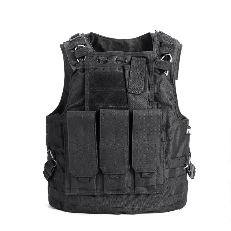 600d Nylon Plate Carrier Taktisk Väst Utomhus Jakt Skyddsväst Justerbar För Stridstillbehör