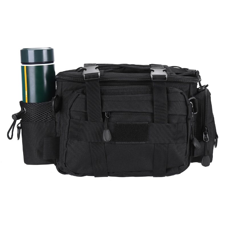 600d Oxford Cloth Fishing Bag Axelrem Fick Handväska Kameraväska Utomhus Fiskeprylar Tackleväska