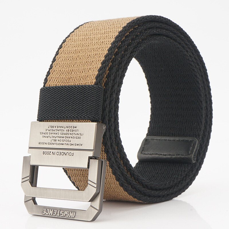 Awmn 2sd 125 cm Nylon Taktiskt Bälte Fritid Utomhus Dubbla Zinklegering Midjebälten