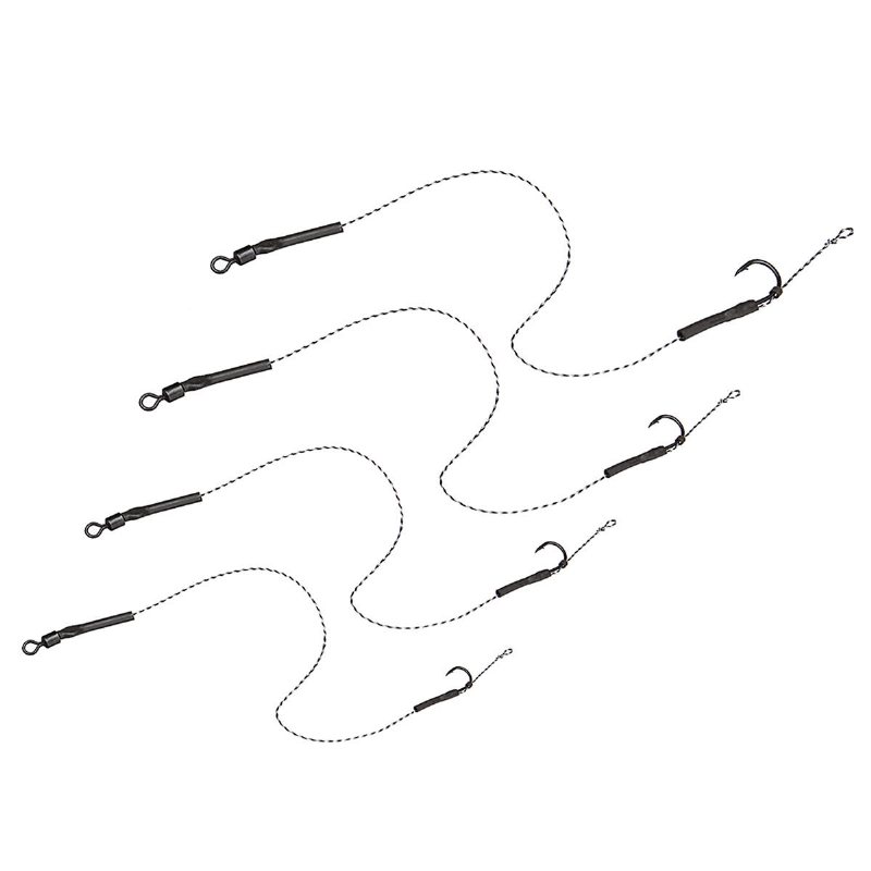 Cr-k004 2 Stk 2#4#6#8#högkolstål Tagling Karp Fiskekrok Bly Pe Tråd Sötvatten
