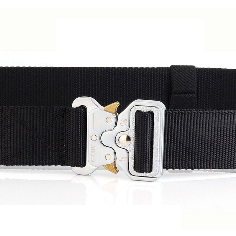 Enniu Herrbälte Army Utomhusjakt Taktisk Multifunktion Kamp Överlevnad Högkvalitativ Marine Corps Canvas För Nylon Man Lyx