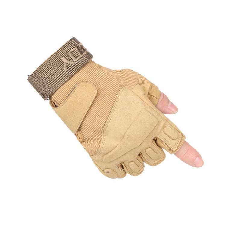 Esdy Men Half Finger Army Military Tactical Lifting Mjuka Handskar Outdoor Sports Gym