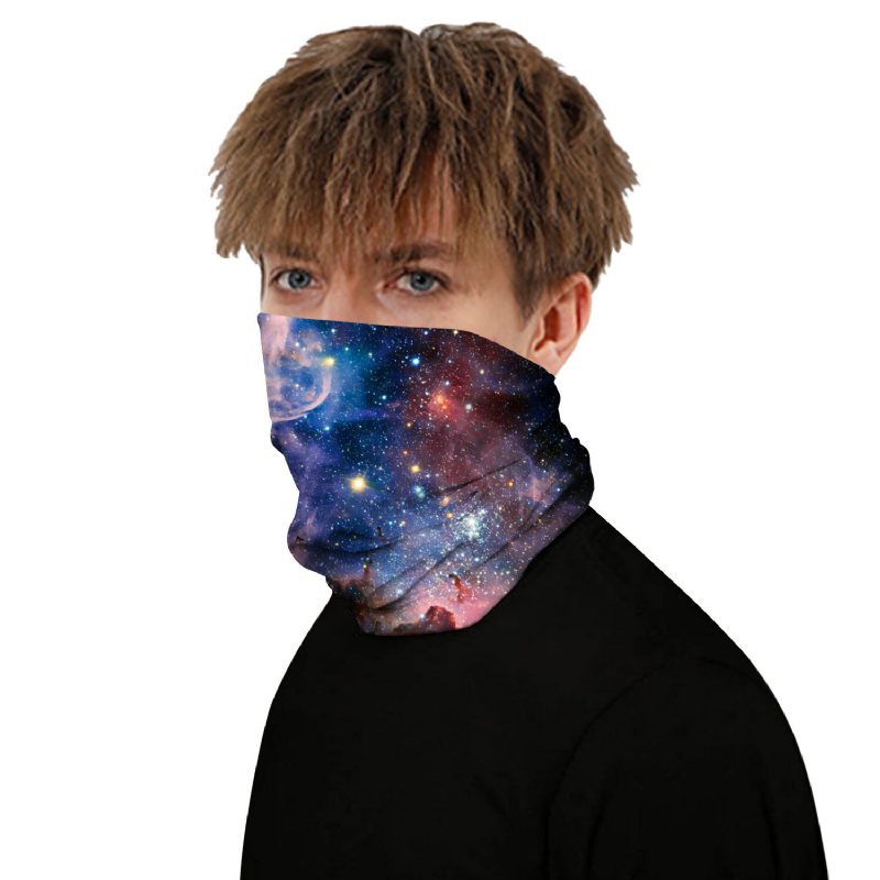 Galaxy Series-multi-function Anti-svett Dammtät Ansiktsmask Scarfbalaclava Bandanaheadwear Head Wrap Nack Gaiter Pannband Sport Scarftubular Headwear Wraps