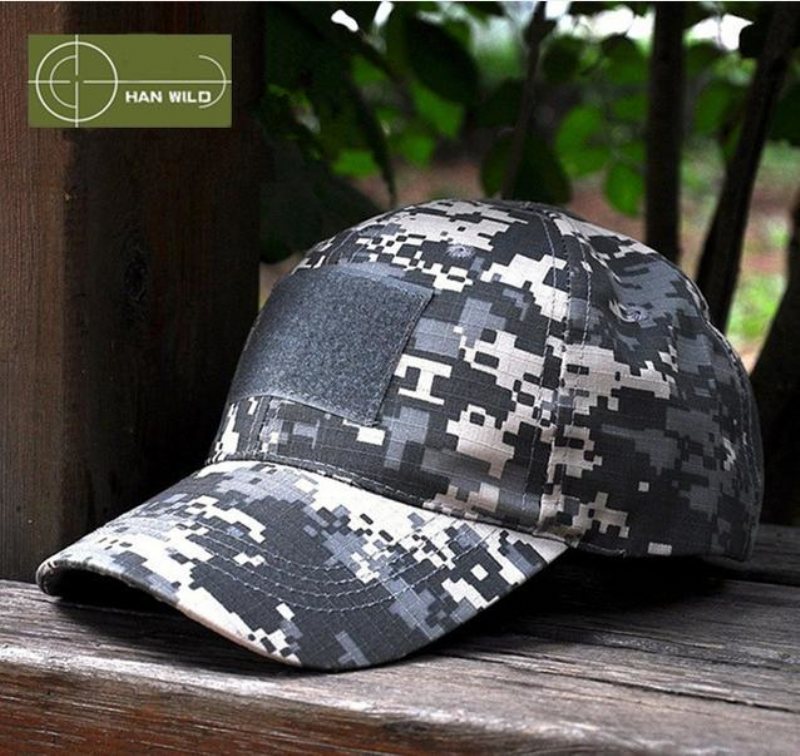 Han Wild Hot Hunting Tactical Baseball Keps Unisex Bomull Acu Desert Camouflage Hat