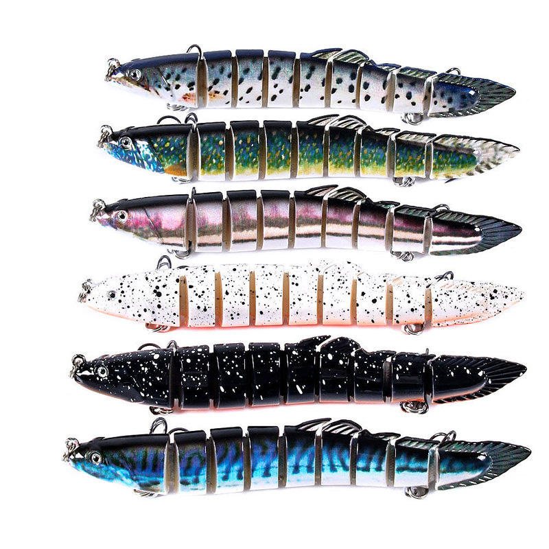 Hengjia 14cm 21.4g Hård Multi Jointed Lure Fiskebete Fiskedrag